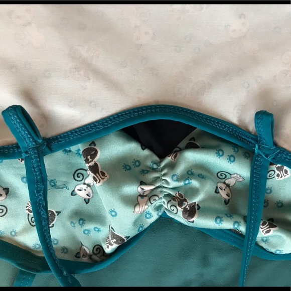 ELEVE cat print camisole leotard 🐱✨ - Picture 3 of 8